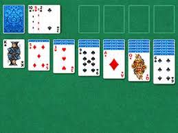 Start of a game of Solitaire